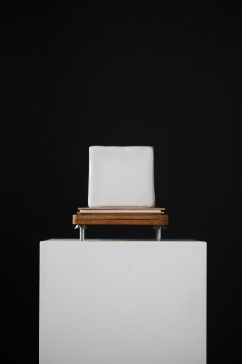 Sculpture on a hidden collection of pictures never to be seen